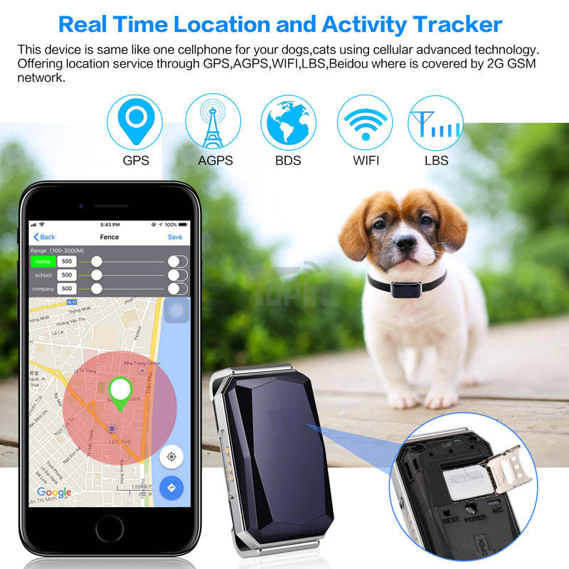 Smart Pet GPS Tracker – Keep Your Pets Safe