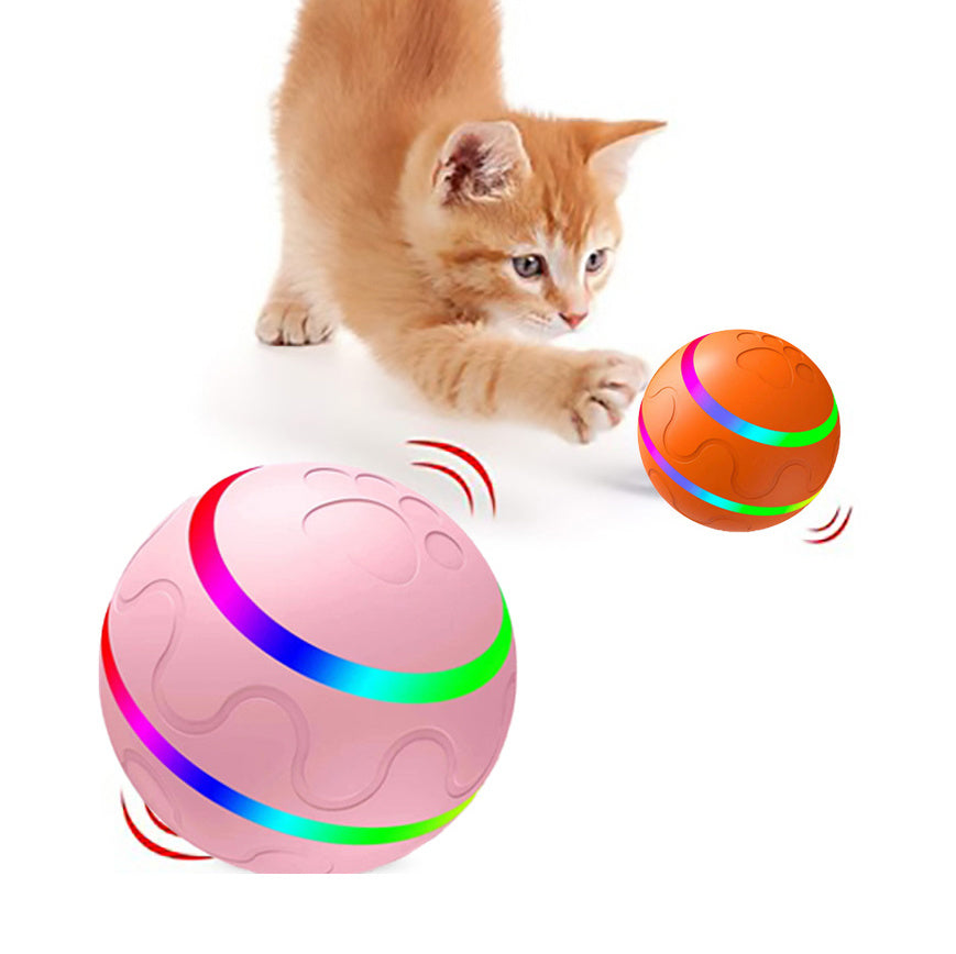 Self-Rotating Cat Ball Toy for Endless Fun