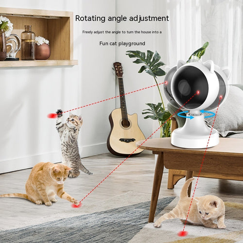 Automatic Cat Laser Toy for Playful Exercise